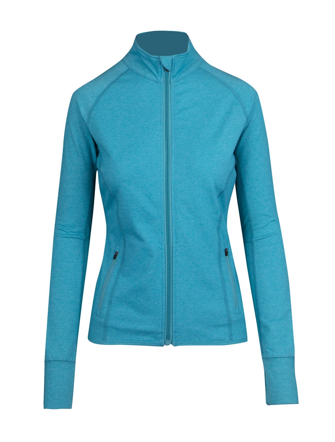 Womens Greatness Heather Jacket - F390LD Image Jade Heather