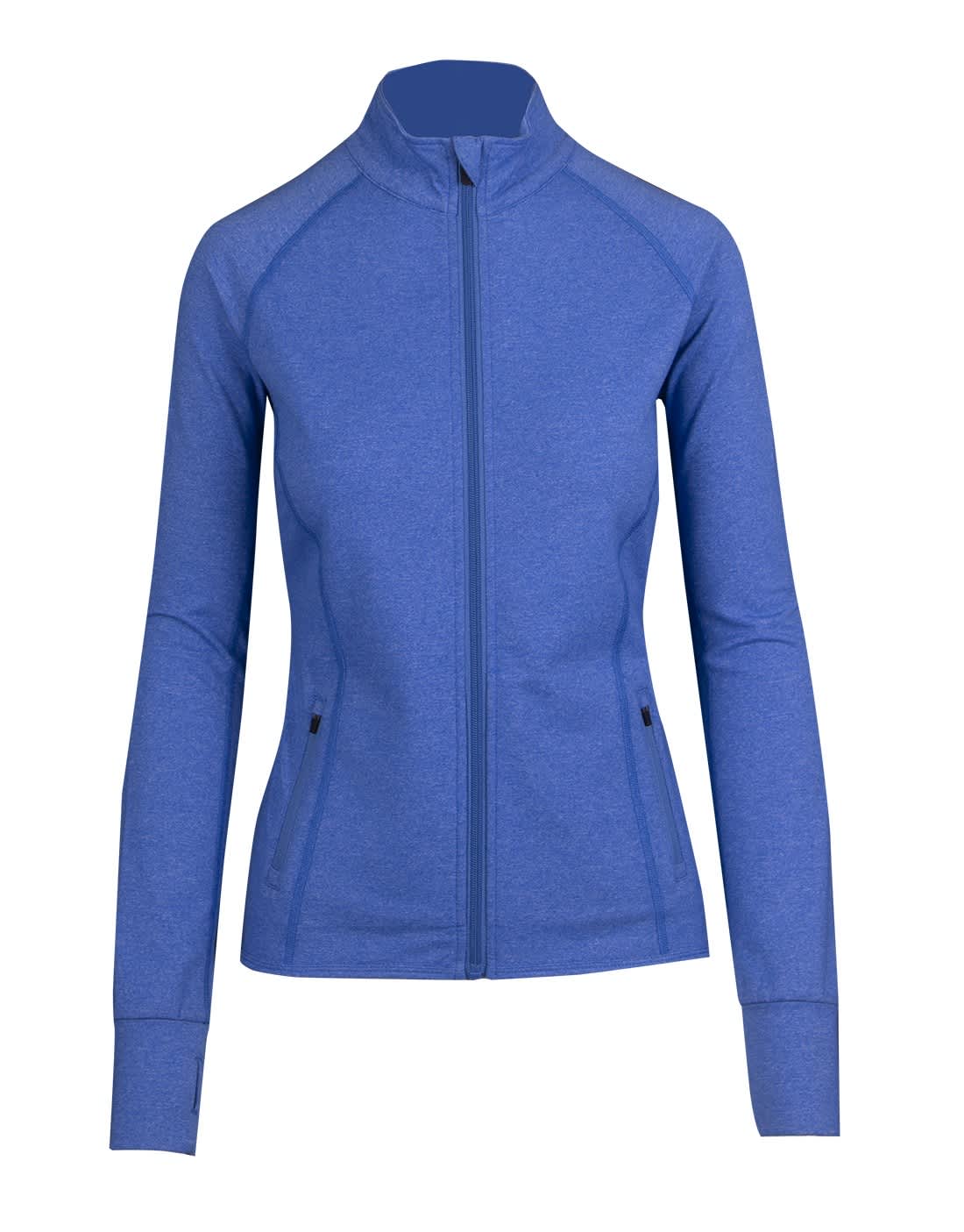 Womens Greatness Heather Jacket - F390LD Image Royal Heather