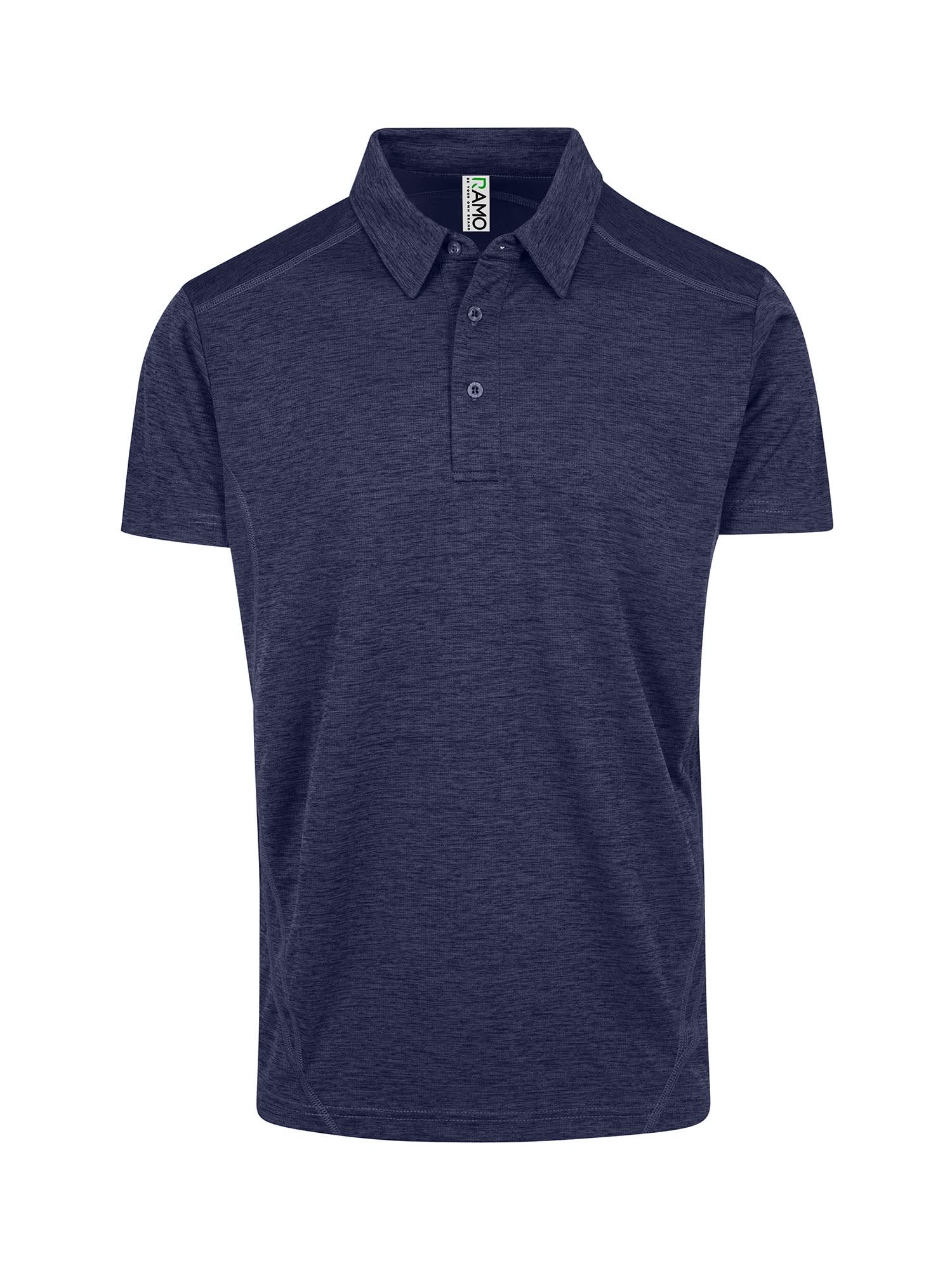 Mens' / Unisex Challenger polyester Polo - P446HBM Image Navy Marl