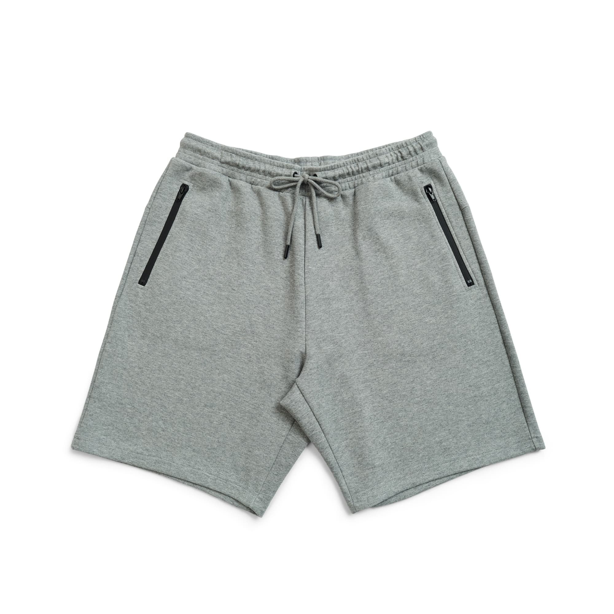 Mens' Cotton Sandwich Shorts - S614HS Image Grey Marl