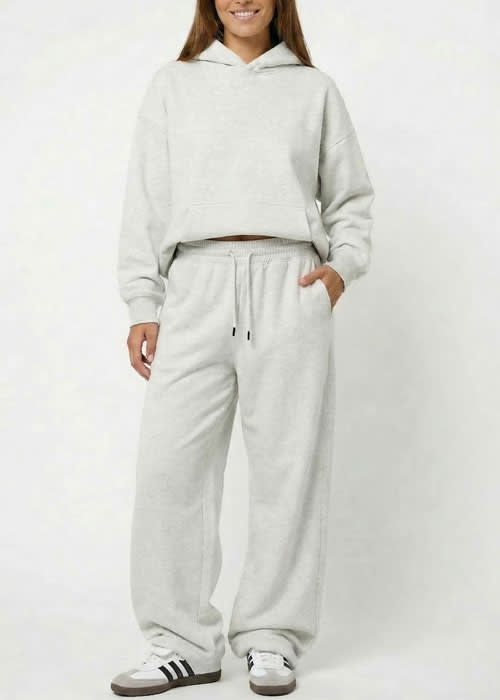 Unisex Wide leg fleece pants