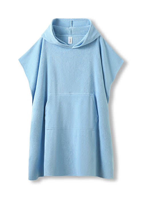 Adult's 380gsm 100% cotton hooded towel with kangaroo pocket