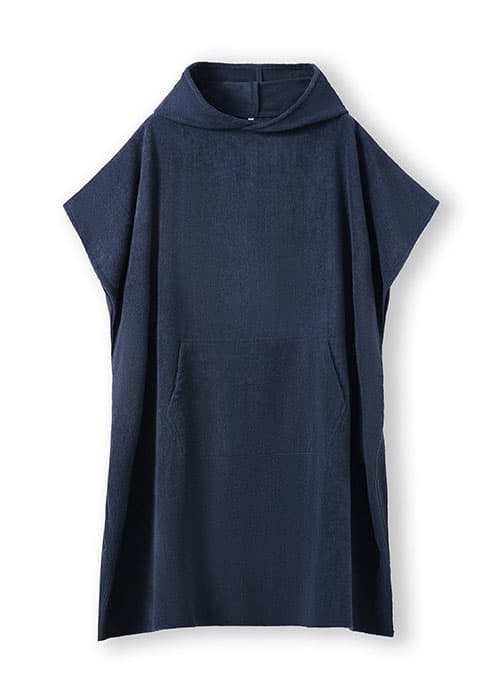 Adult's 300gsm polyester/nylon hooded towel with kangaroo pocket