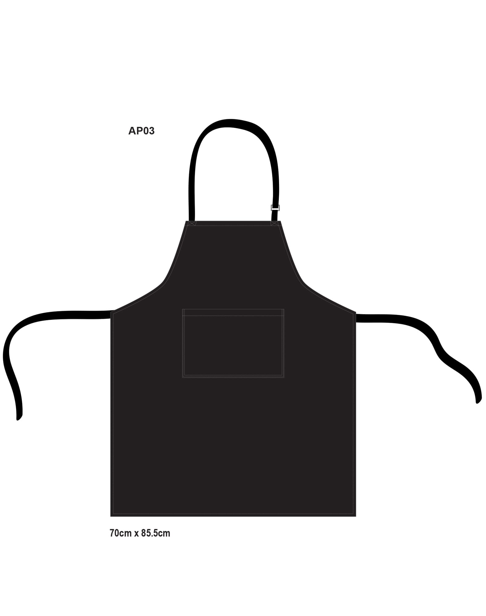 Bib apron w70xh86cm SH-AP03