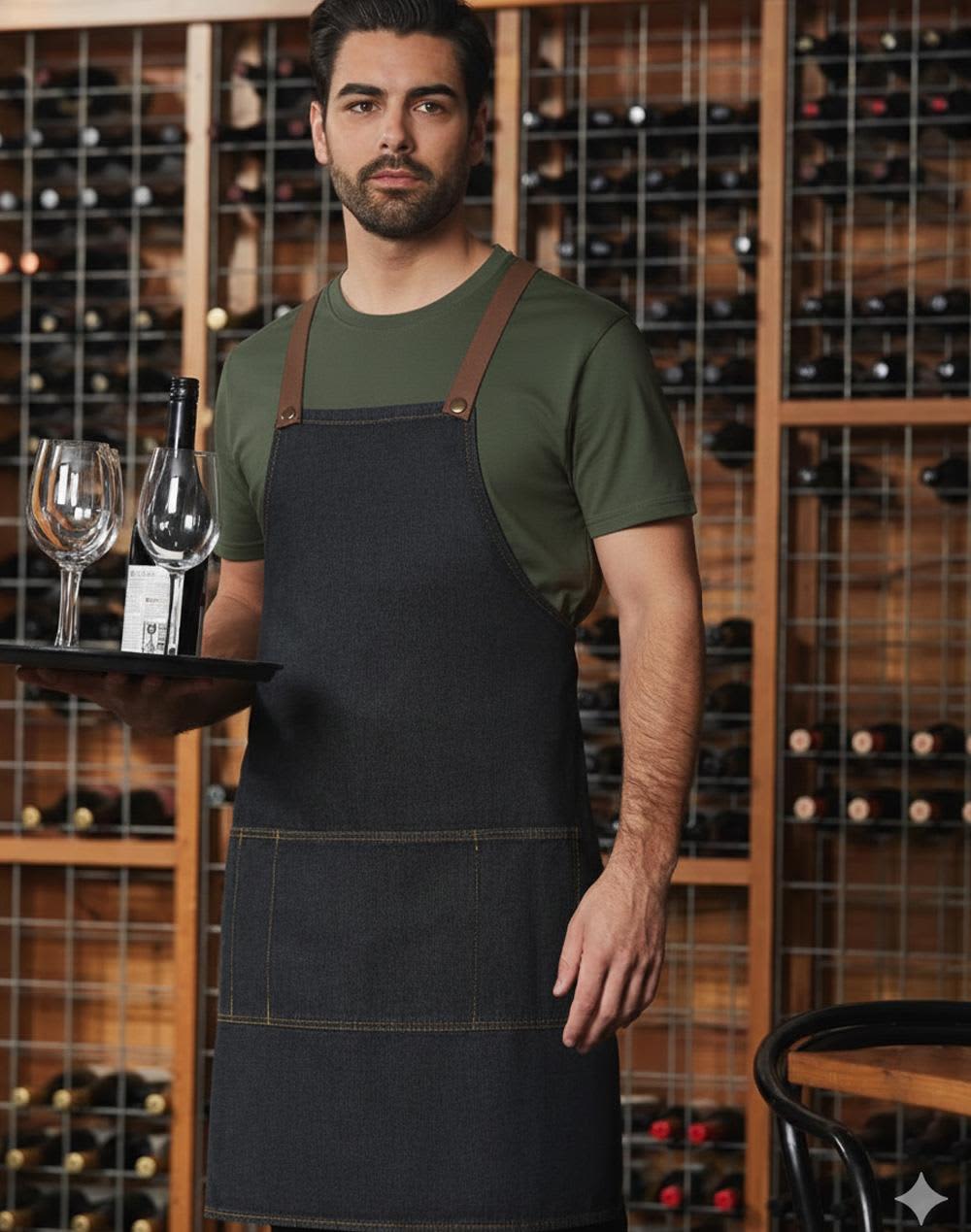 Denim Bib Apron