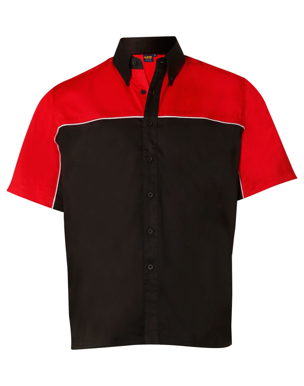 Red.Black.Whitepiping