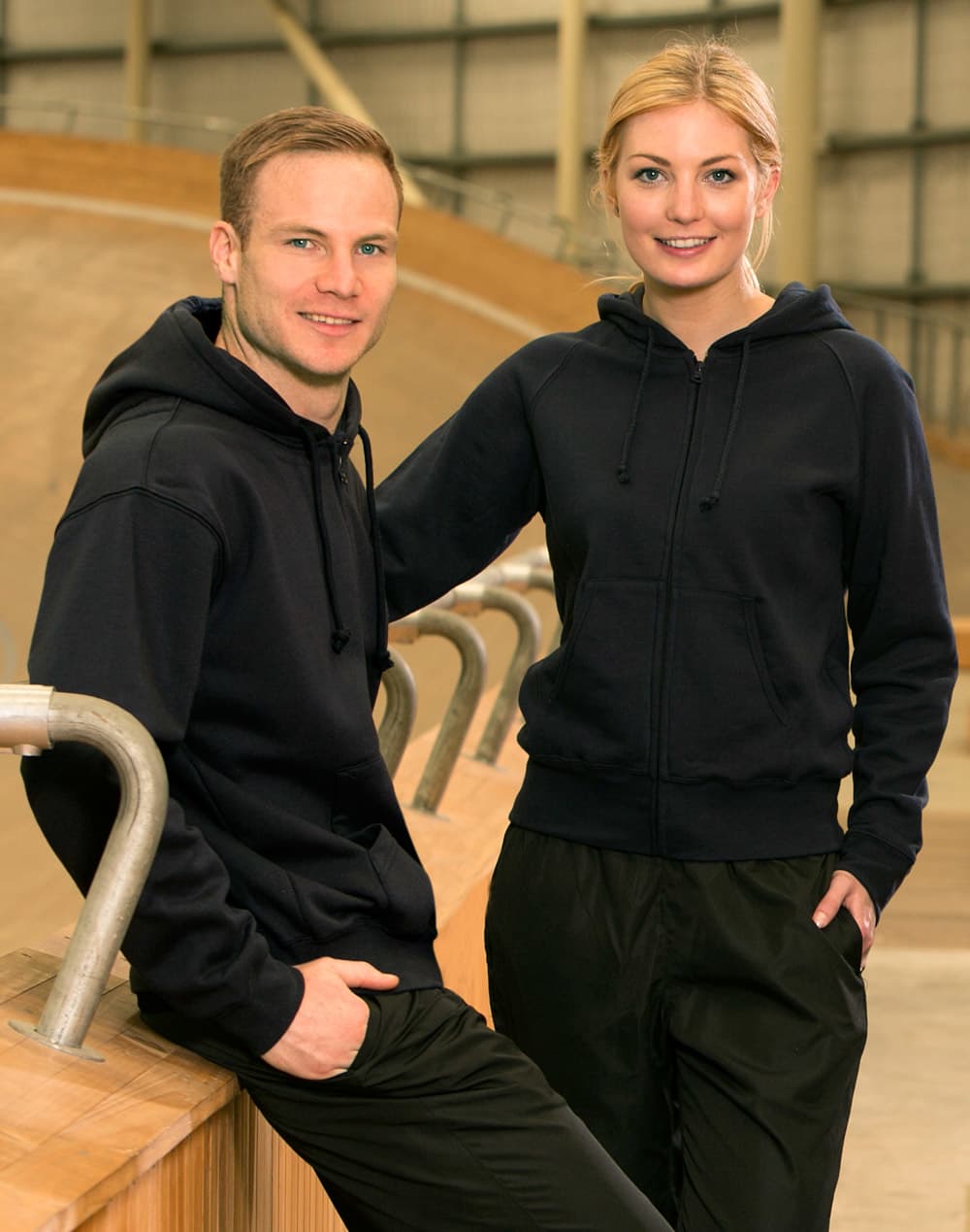 Ladies' full-zip fleecy hoodie SH-FL04