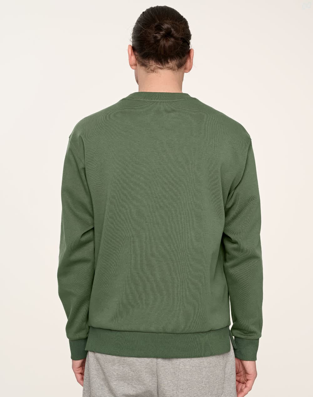 Unisex Airlayered CVC Crew Neck Sweater SH-FL05