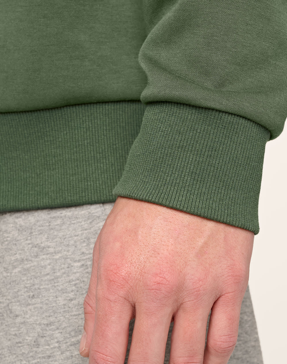 Unisex Airlayered CVC Crew Neck Sweater SH-FL05