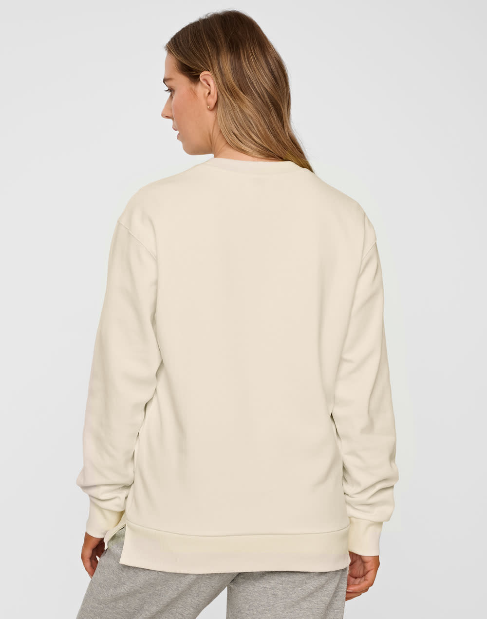 Unisex Airlayered CVC Crew Neck Sweater SH-FL05