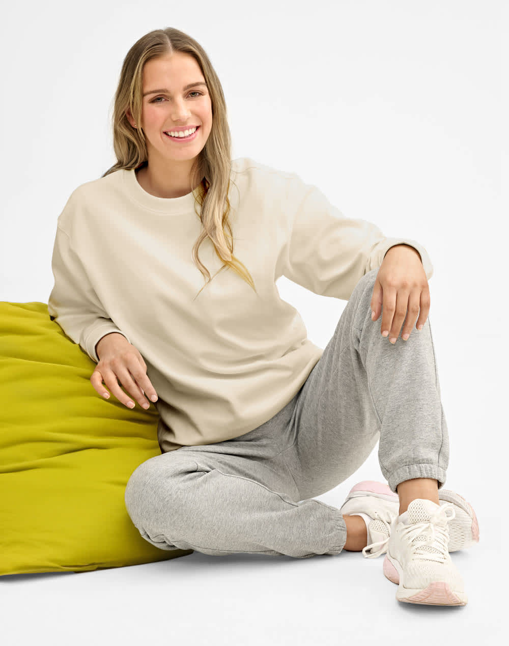 Unisex Airlayered CVC Crew Neck Sweater SH-FL05