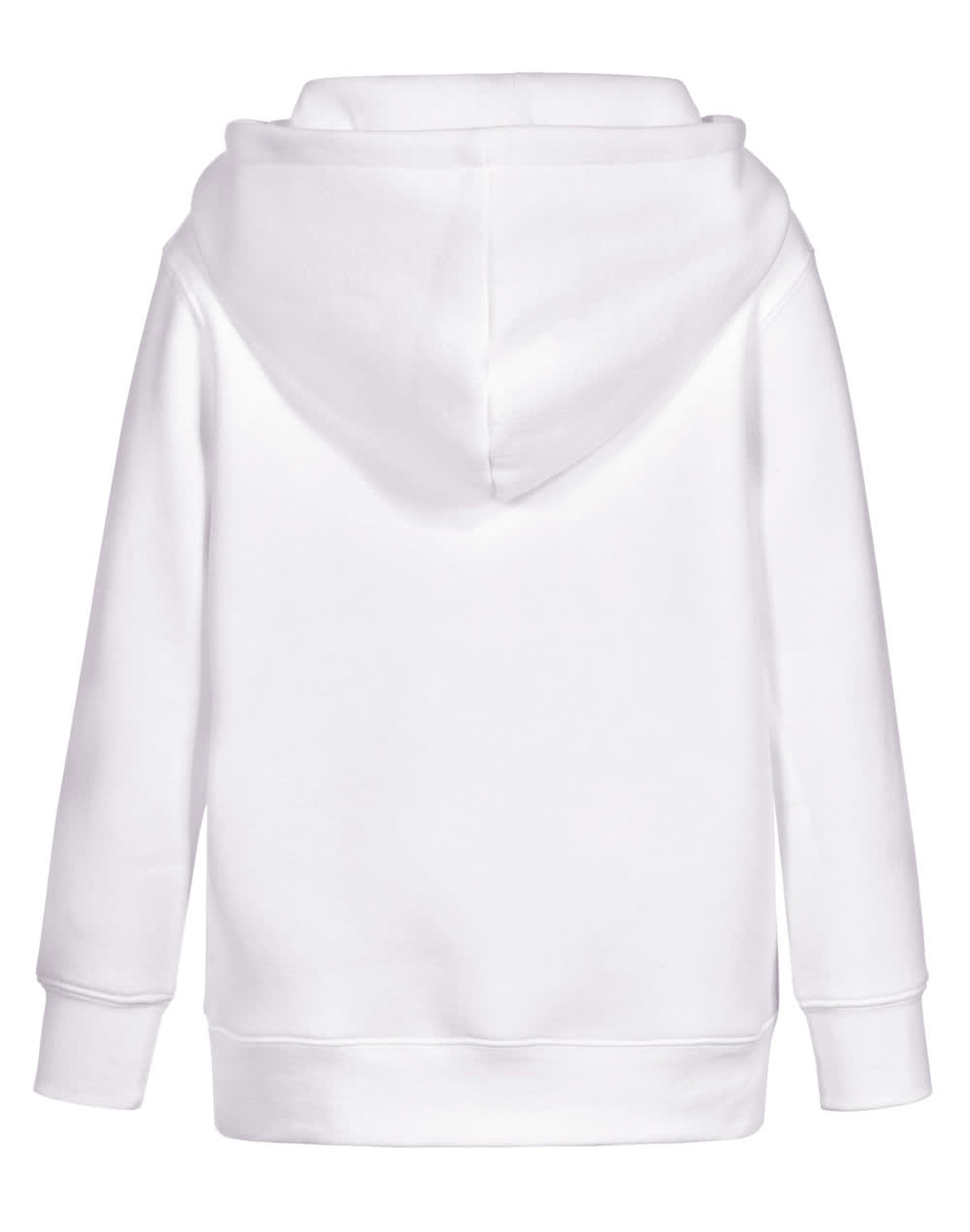 Kids' Close Front  Contrast Fleecy Hoodie SH-FL09K