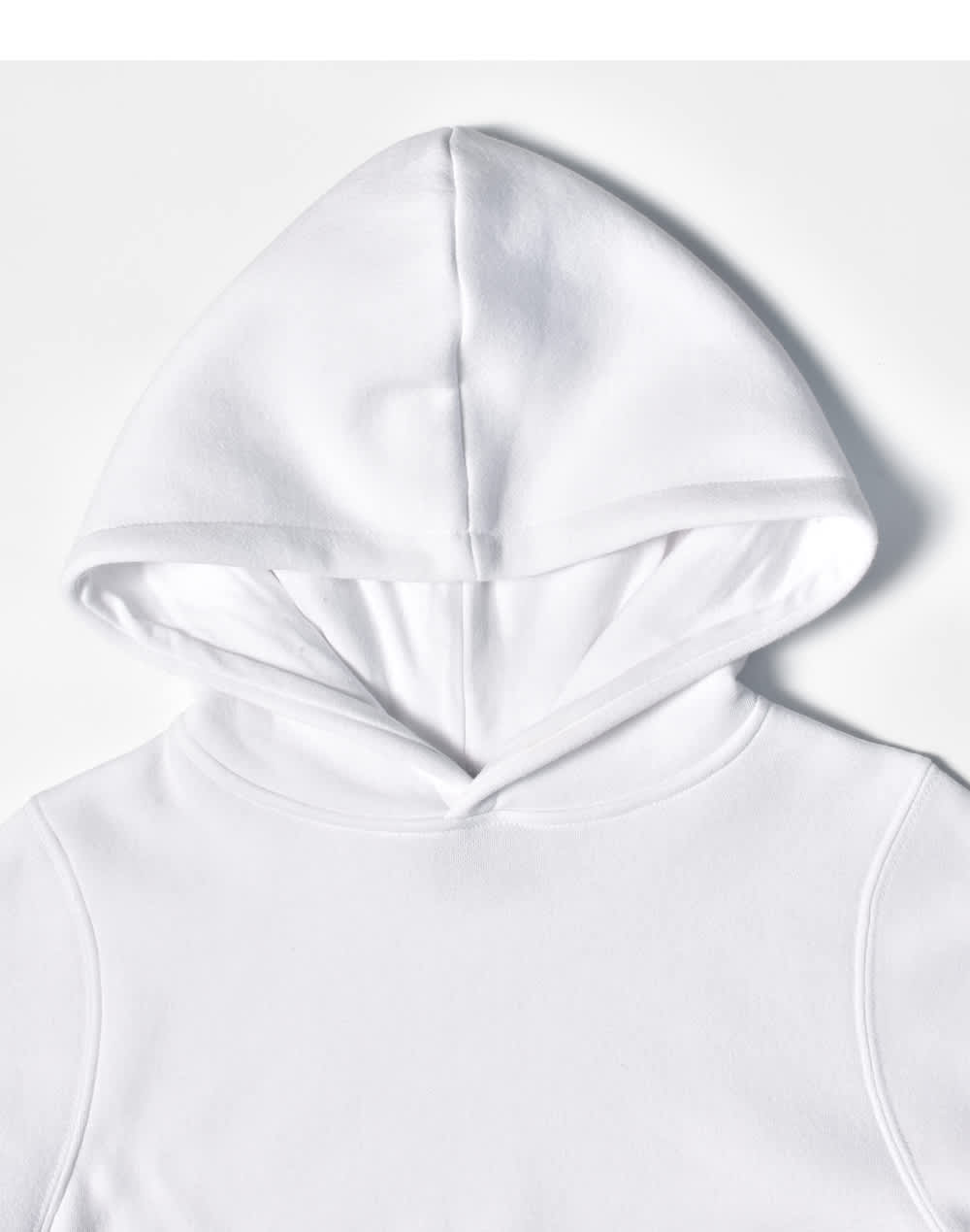 Kids' Close Front  Contrast Fleecy Hoodie SH-FL09K