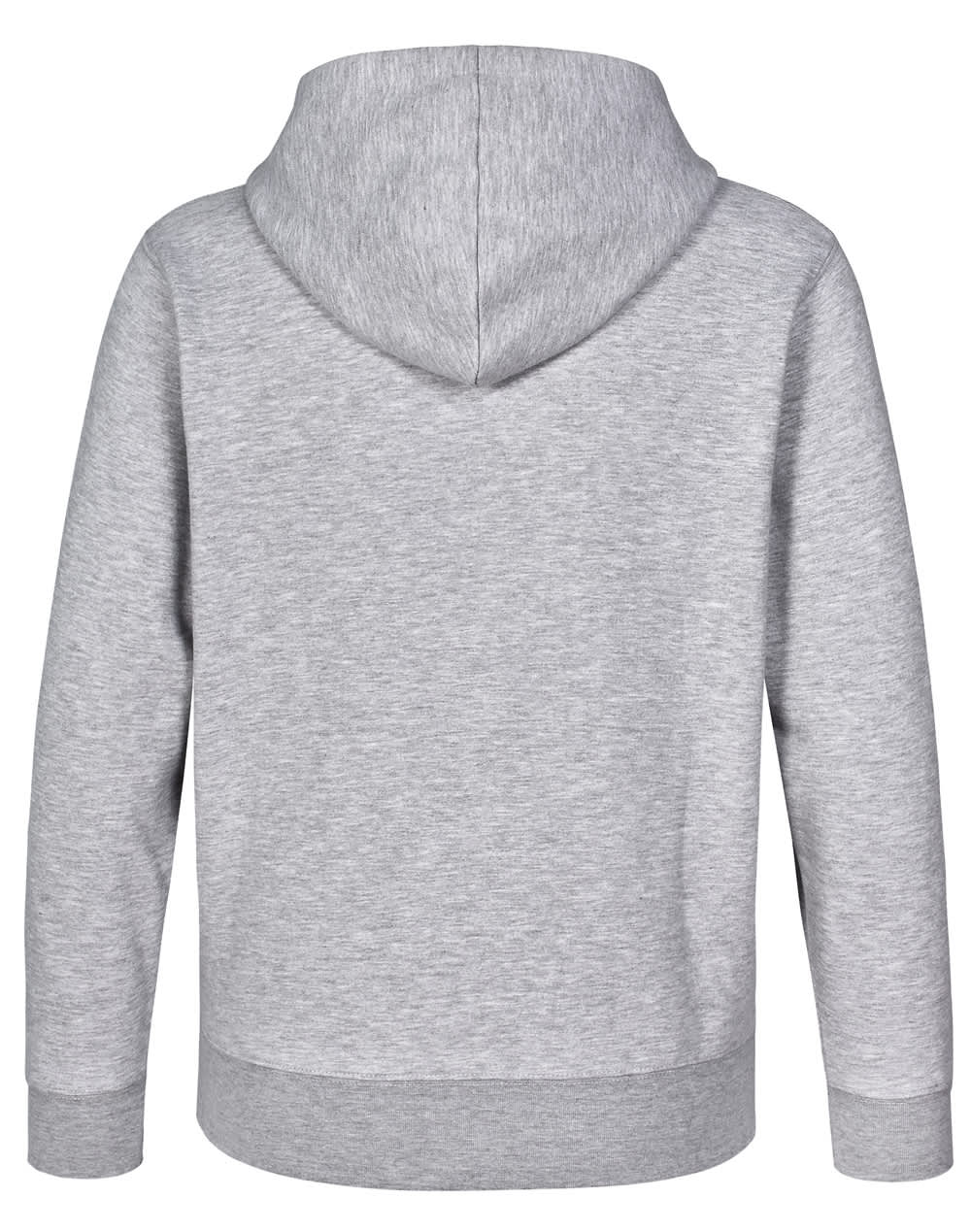Kids' Close Front  Contrast Fleecy Hoodie SH-FL09K