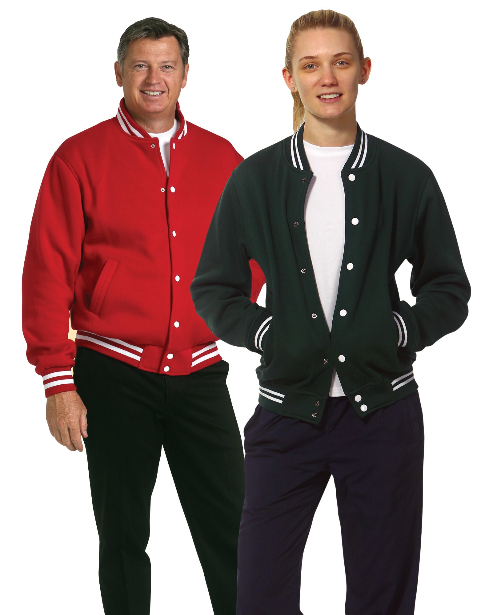 Adult's Fleece Varsity Jacket SH-FL11