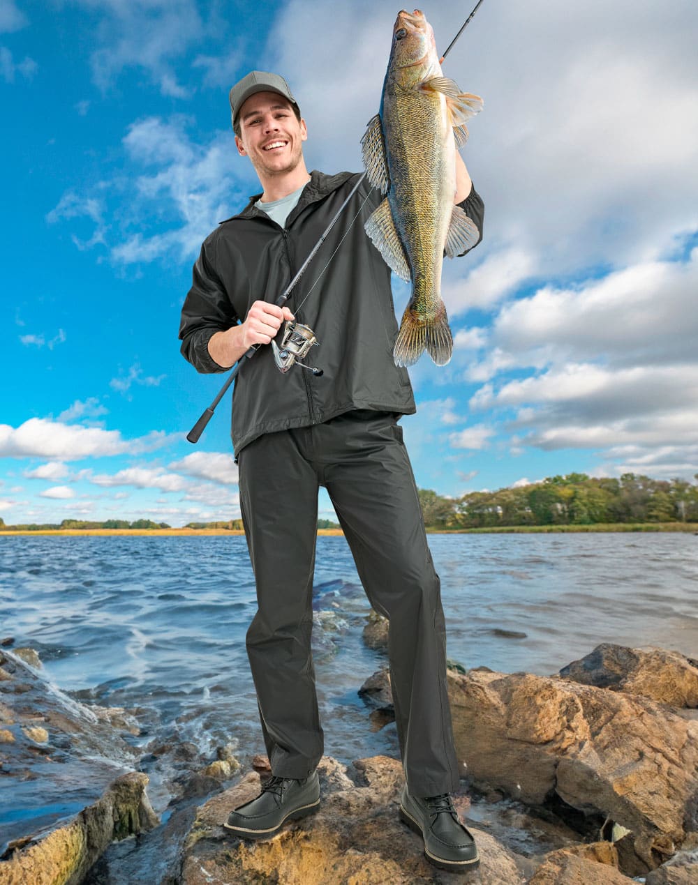 Light Weight Nylon Waterproof Rain Pants SH-HP02