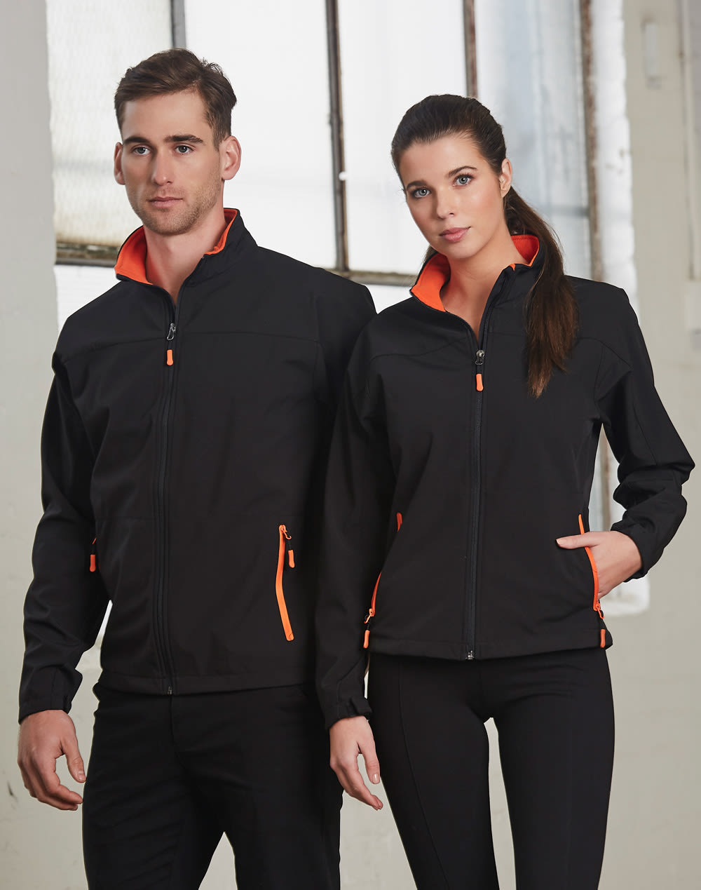 Men's Softshell Contrast Jacket SH-JK15