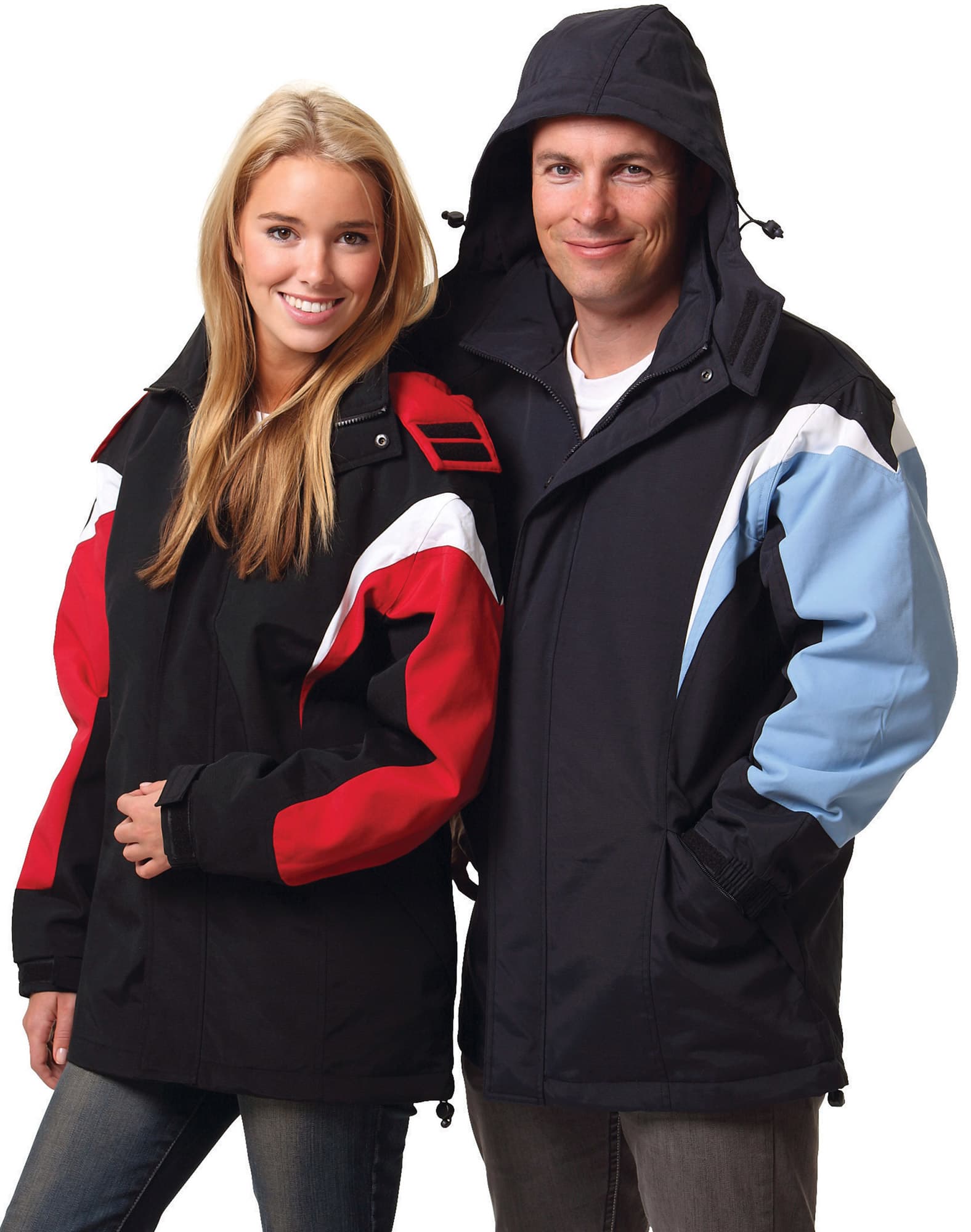 bathurst tri-color jacket with hood SH-JK28