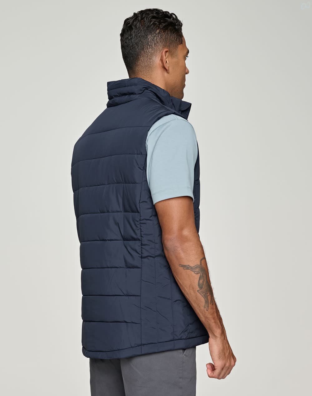Men's Sustainable Insulated Puffer Vest (3D Cut) SH-JK61