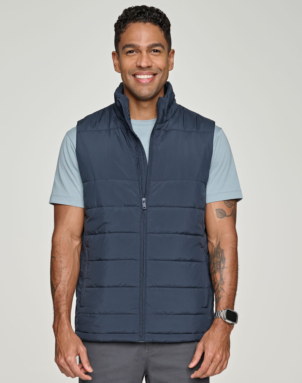 Men's Sustainable Insulated Puffer Vest (3D Cut) SH-JK61