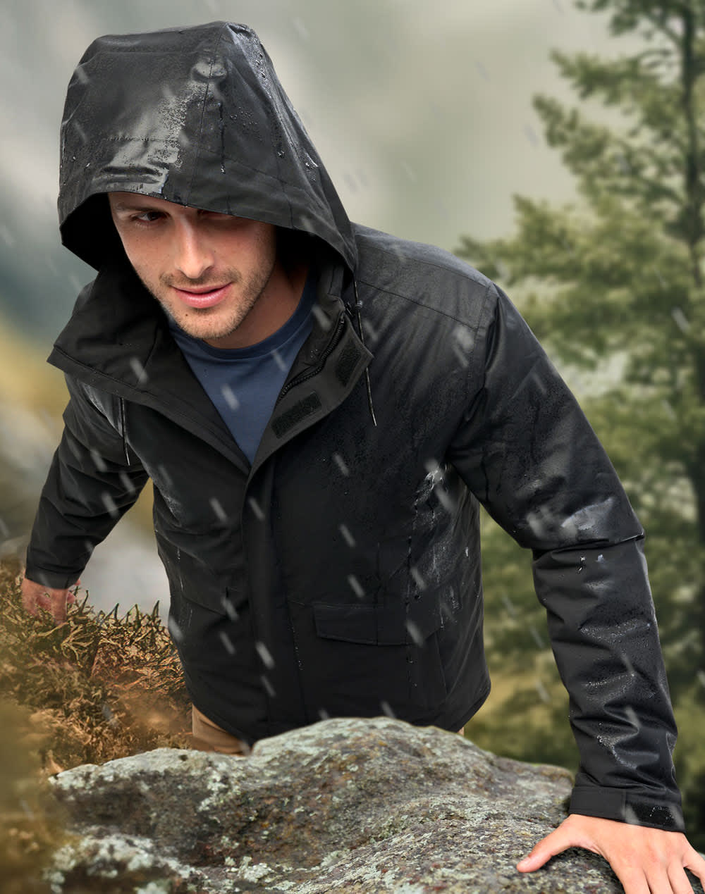 Unisex Quilted Waterproof Jacket SH-JK65