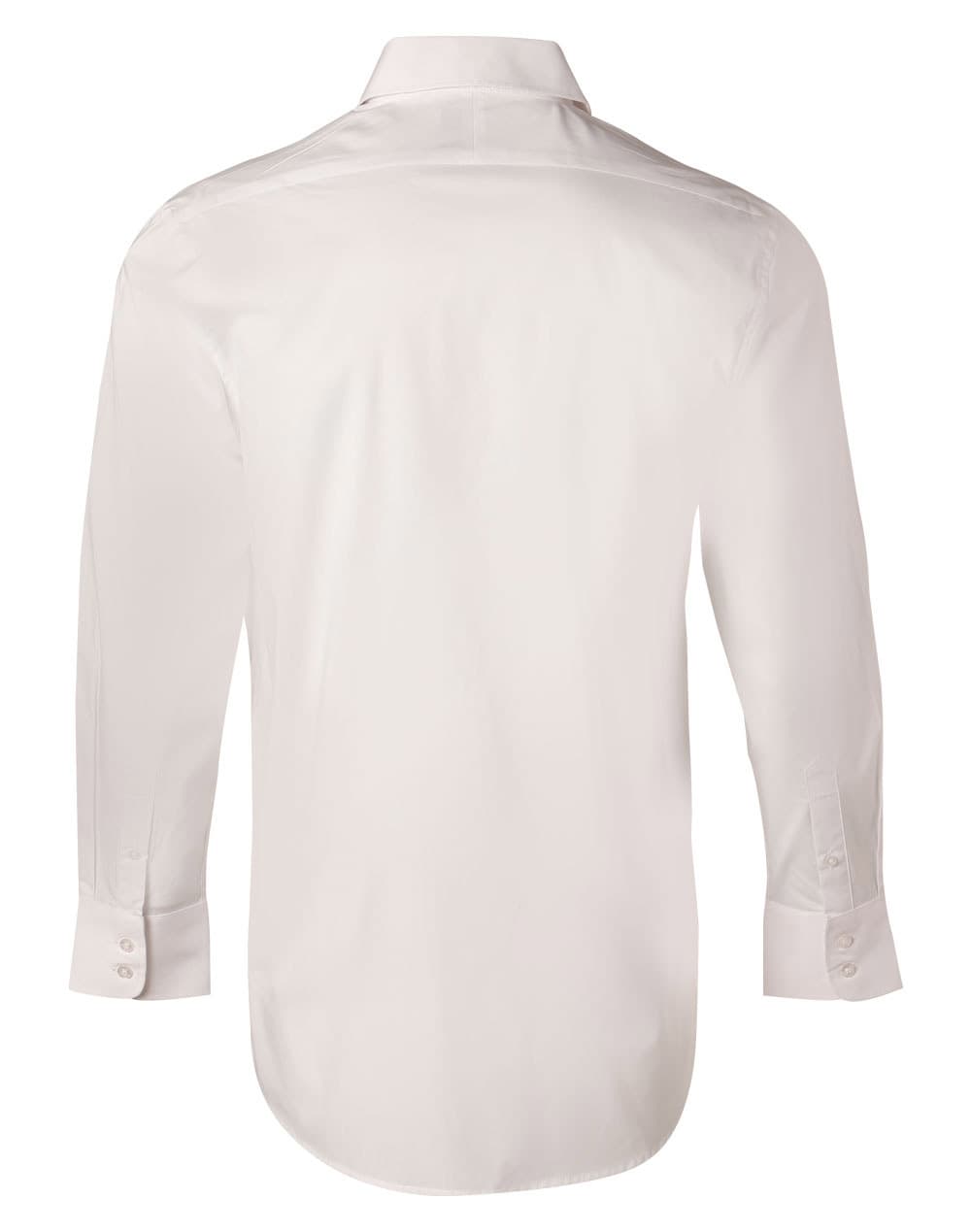 Men's Cotton/Poly Stretch L/S Shirt SH-M7020L