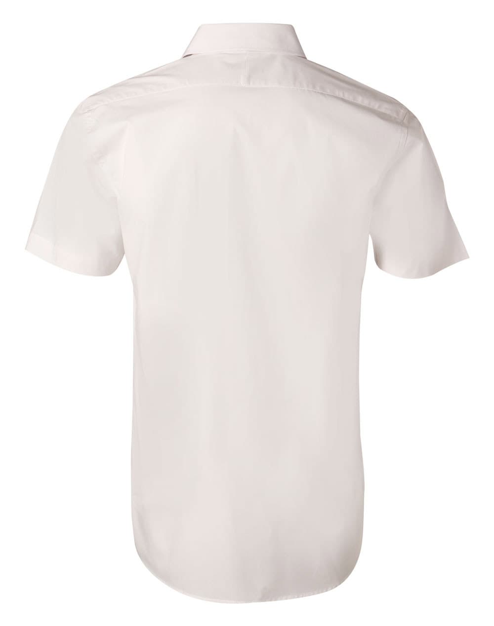 Men's Cotton/Poly Stretch S/S Shirt SH-M7020S