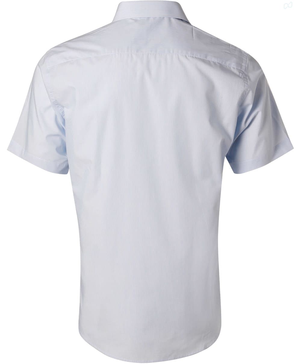 Men's Fine Stripe S/S Shirt SH-M7211