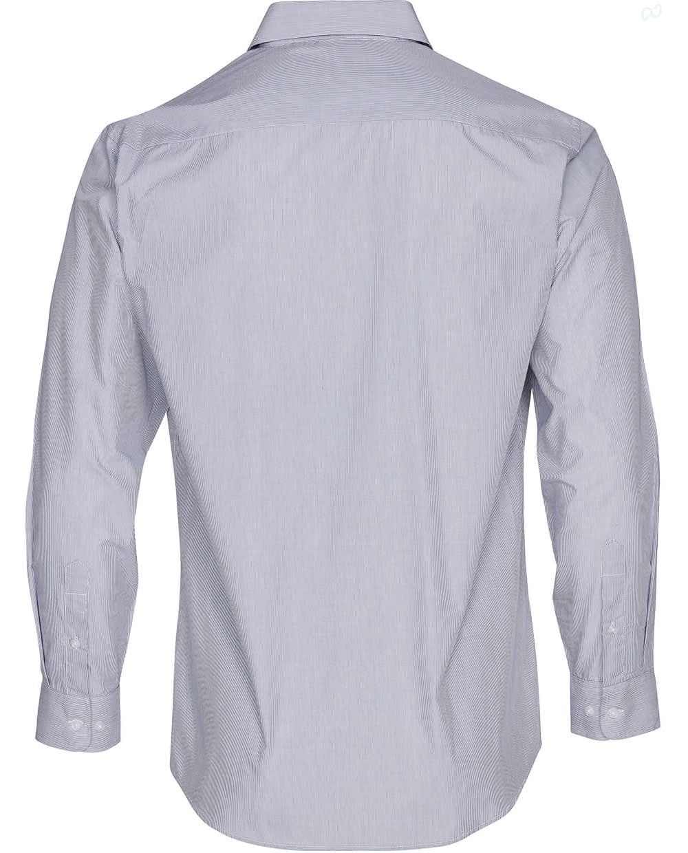 Men's Fine Stripe Long Sleeve Shirt SH-M7212