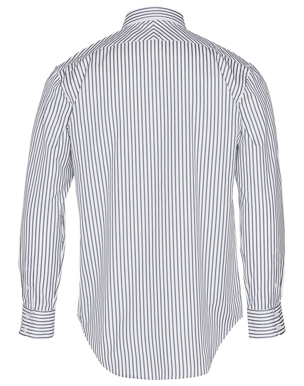 Men's Sateen Stripe L/S Shirt SH-M7310L