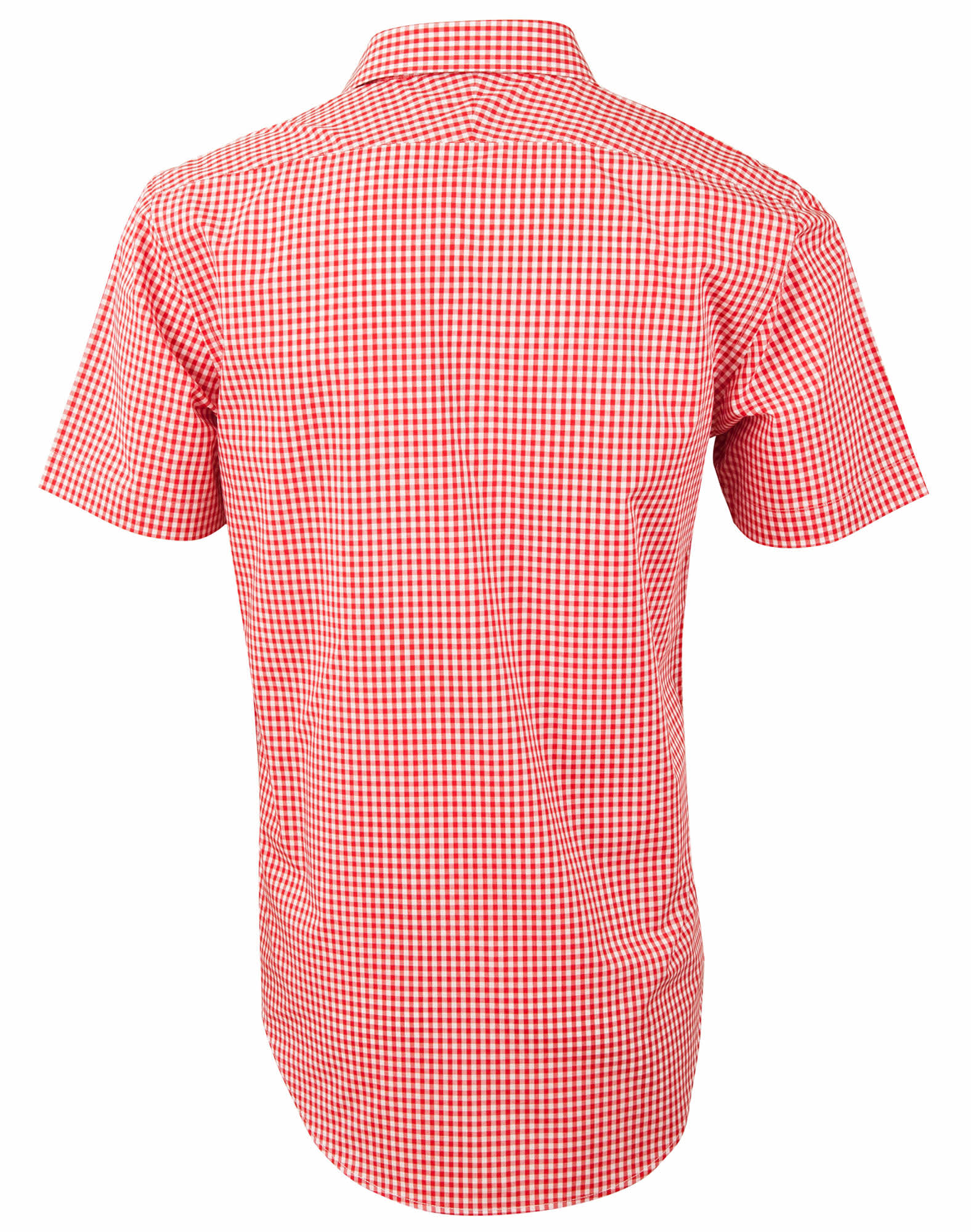 Men's Gingham Check S/S Shirt SH-M7330S