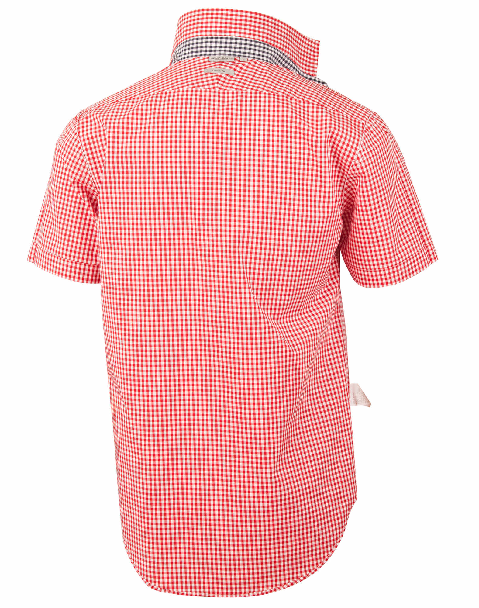 Men's Gingham Check S/S Shirt SH-M7330S