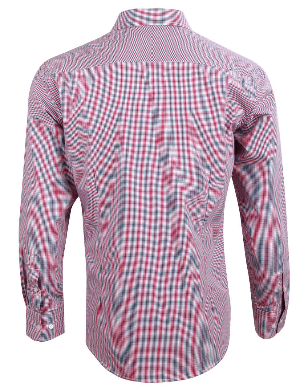 Men's Two Tone Mini Check L/S Shirt SH-M7340L
