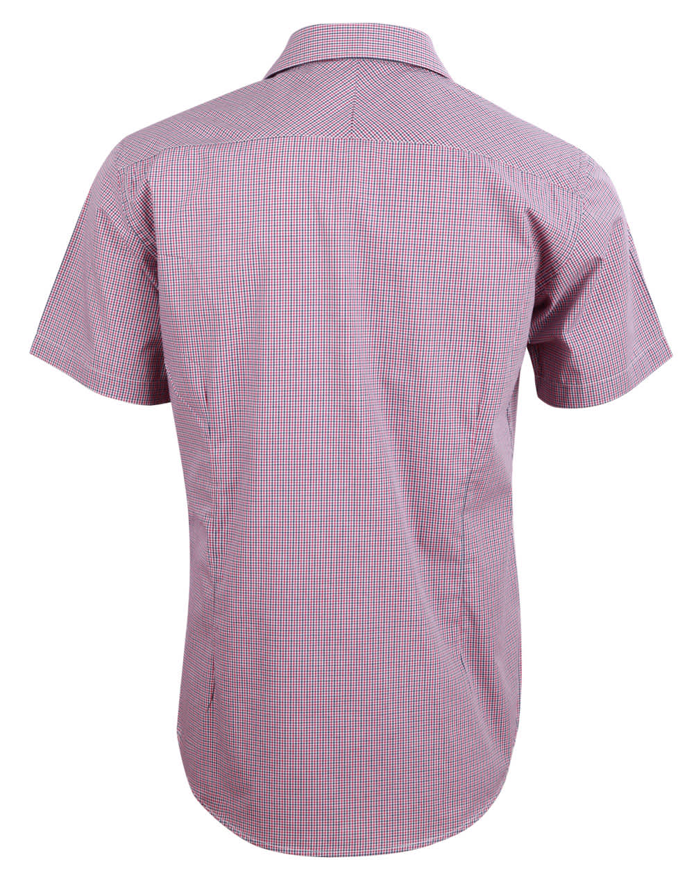 Men's Two Tone Mini Check S/S Shirt SH-M7340S