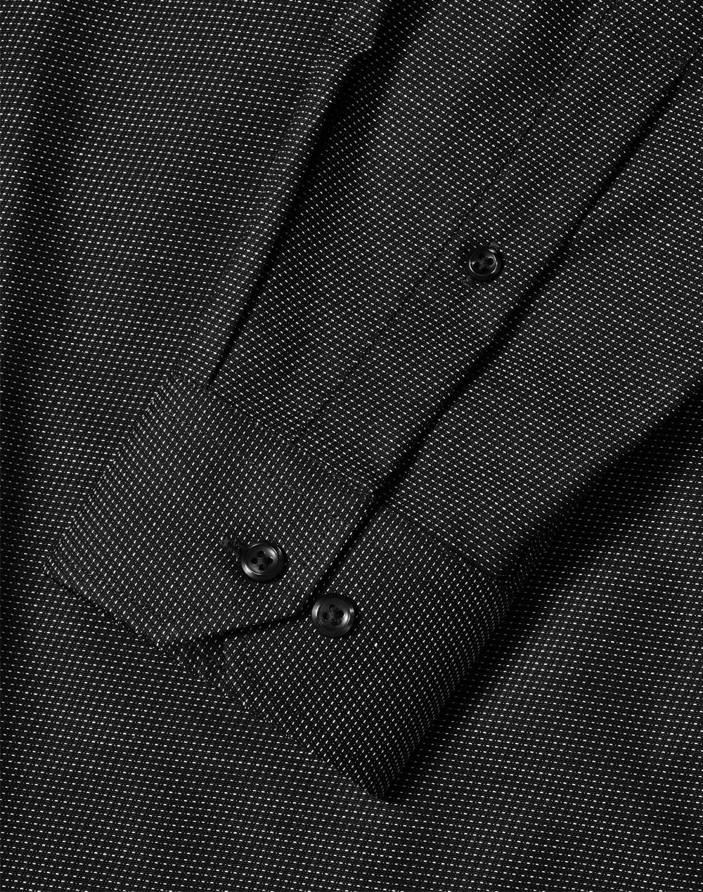 Men's Pin Dot Stretch L/S Shirt SH-M7400L