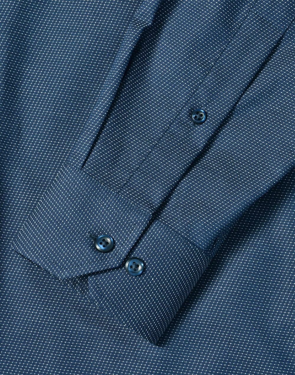 Men's Pin Dot Stretch L/S Shirt SH-M7400L