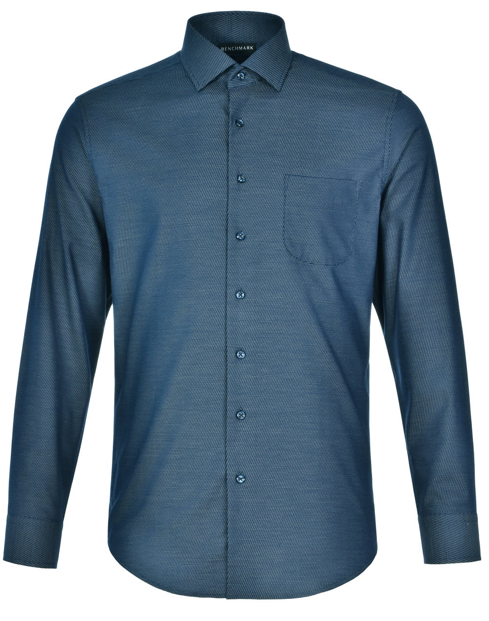 Men's Pin Dot Stretch L/S Shirt SH-M7400L