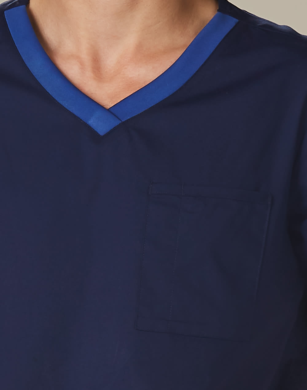 Men's Contrast Colour S/S Scrub Top SH-M7650