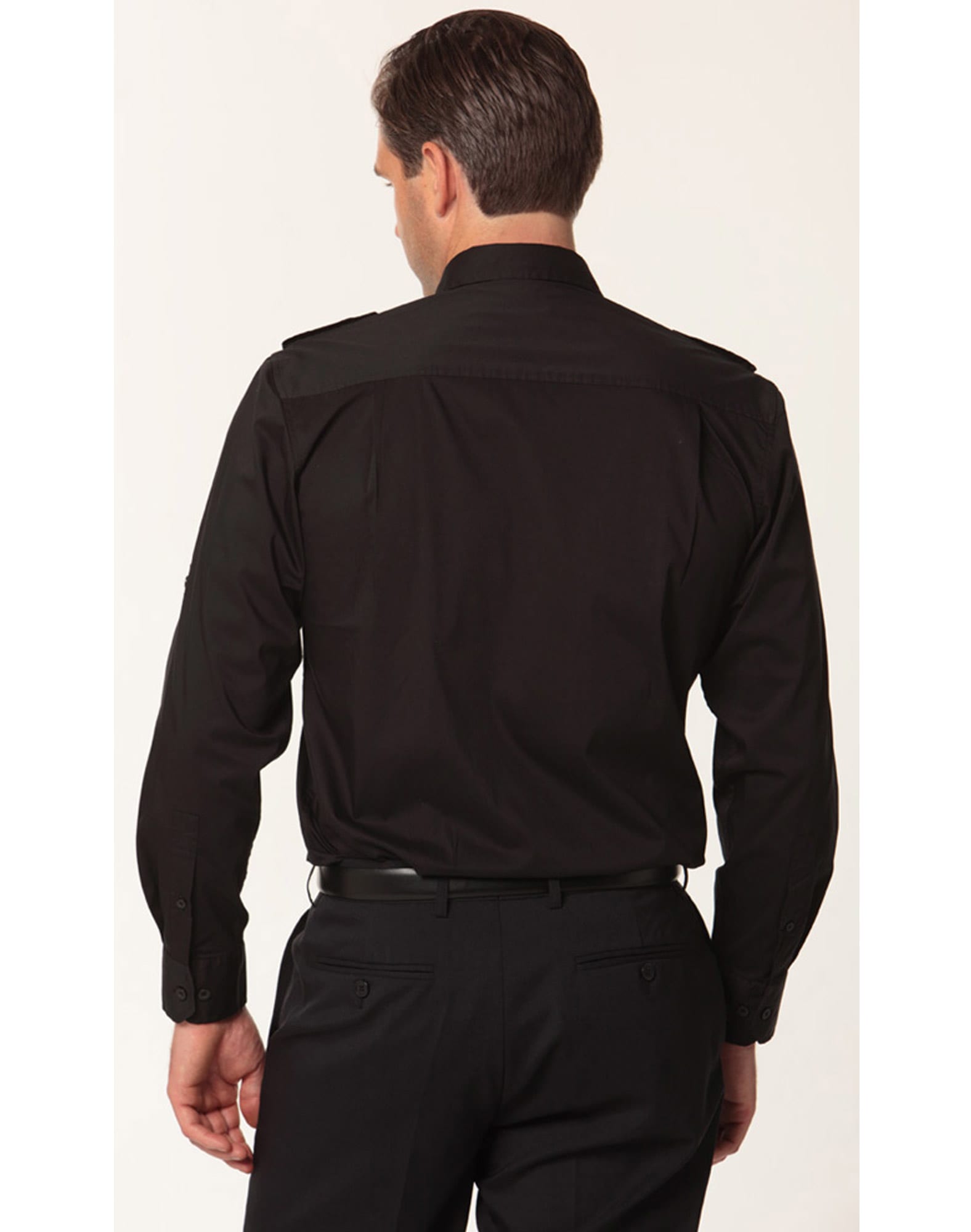 Men's Long Sleeve Military Shirt SH-M7912