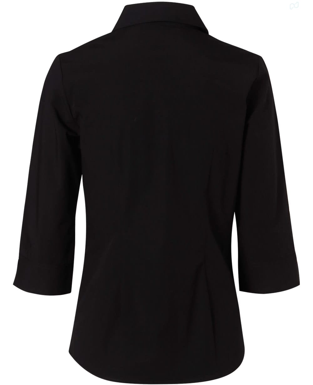 Women's Cotton/Poly Stretch 3/4 Sleeve Shirt SH-M8020Q