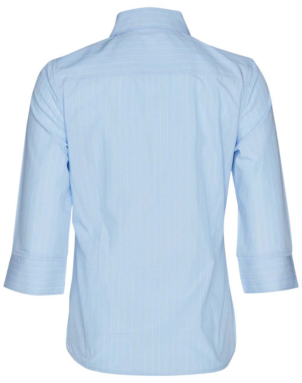 Women's Pin Stripe 3/4 Sleeve Shirt SH-M8223