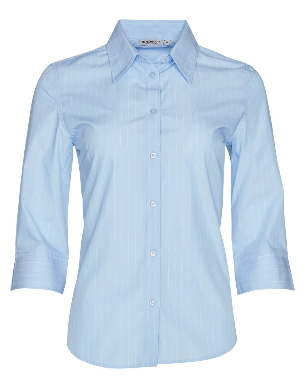 Blue Chambray.White