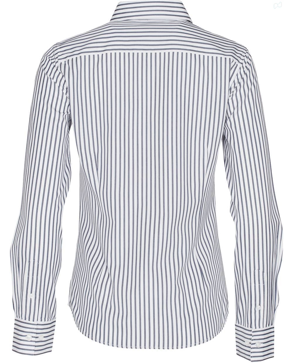 Women's Sateen Stripe L/S Shirt SH-M8310L
