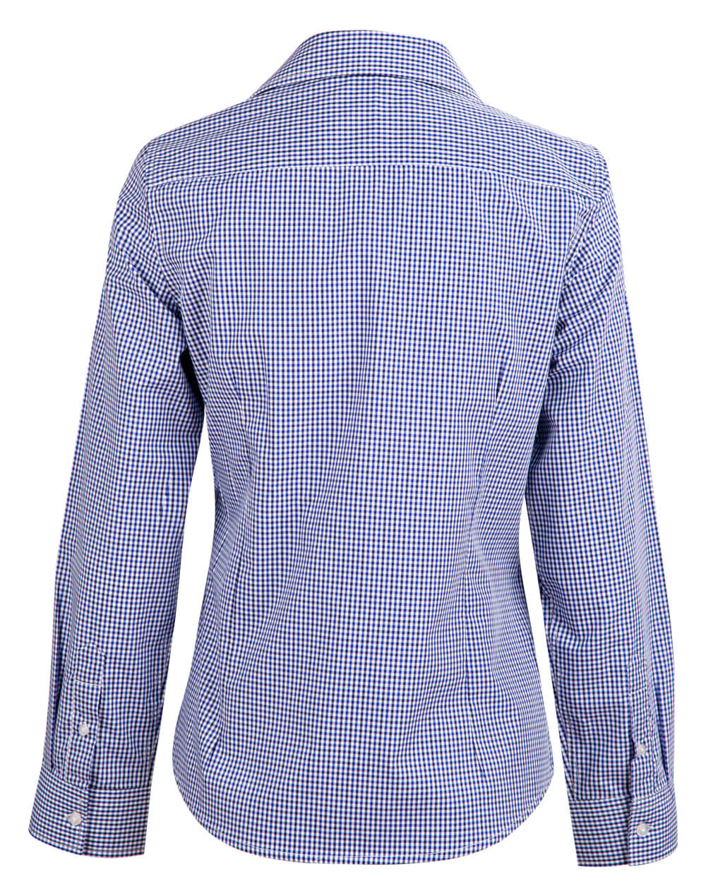 Ladies' Two Tone Check L/S Shirt SH-M8320L