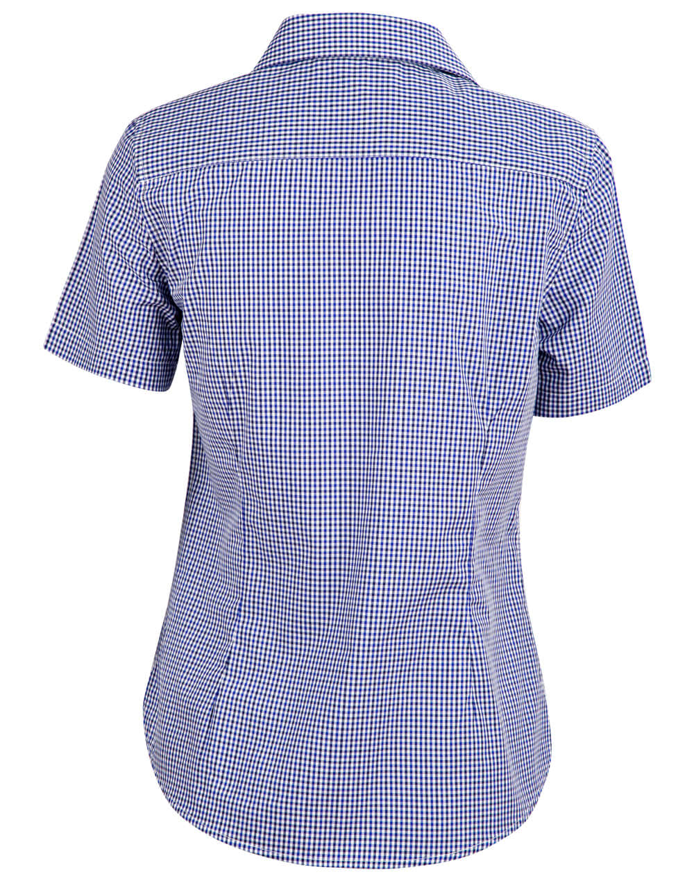 Ladies' Two Tone Check S/S Shirt SH-M8320S
