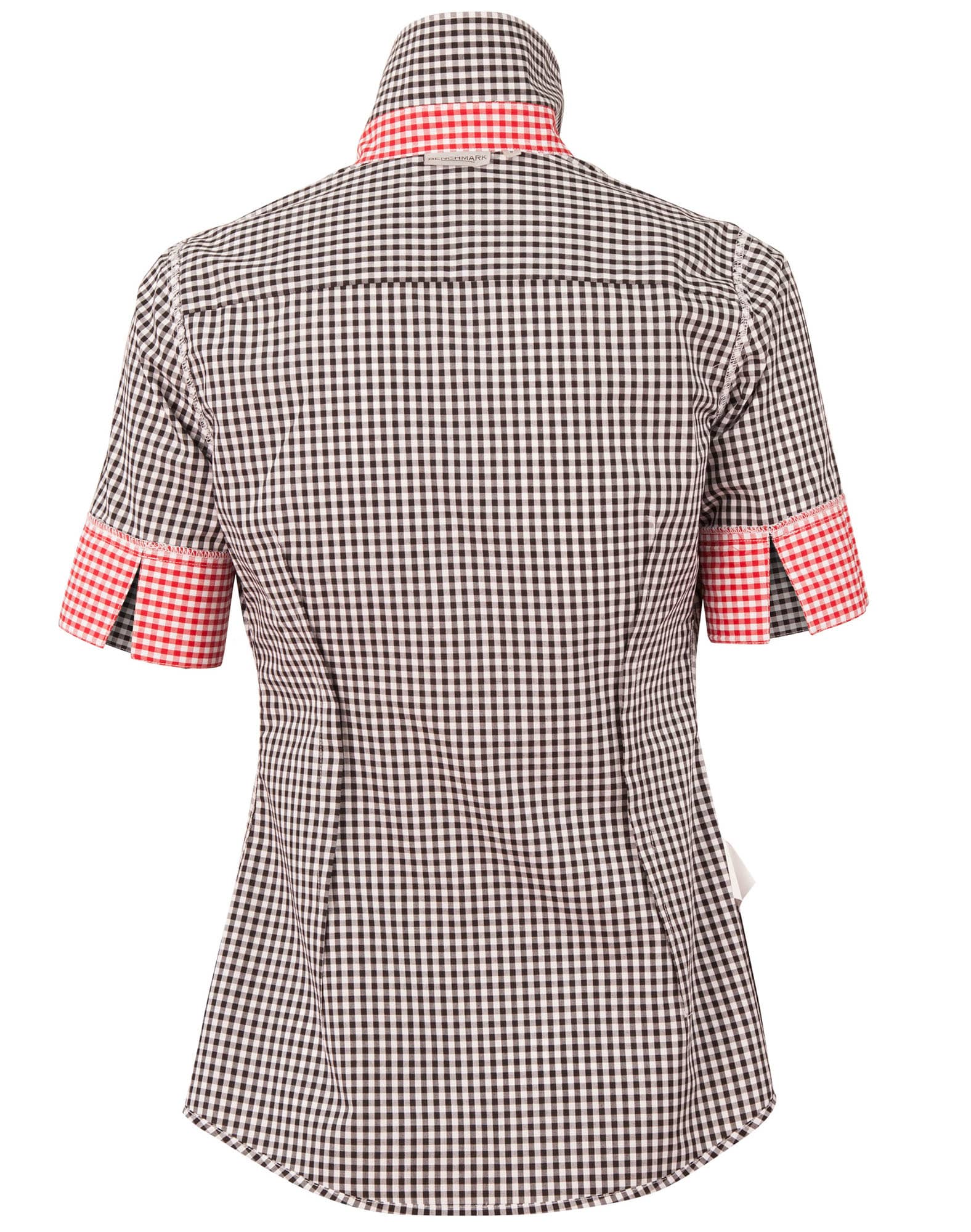 Women's Gingham Check S/S Shirt SH-M8330S