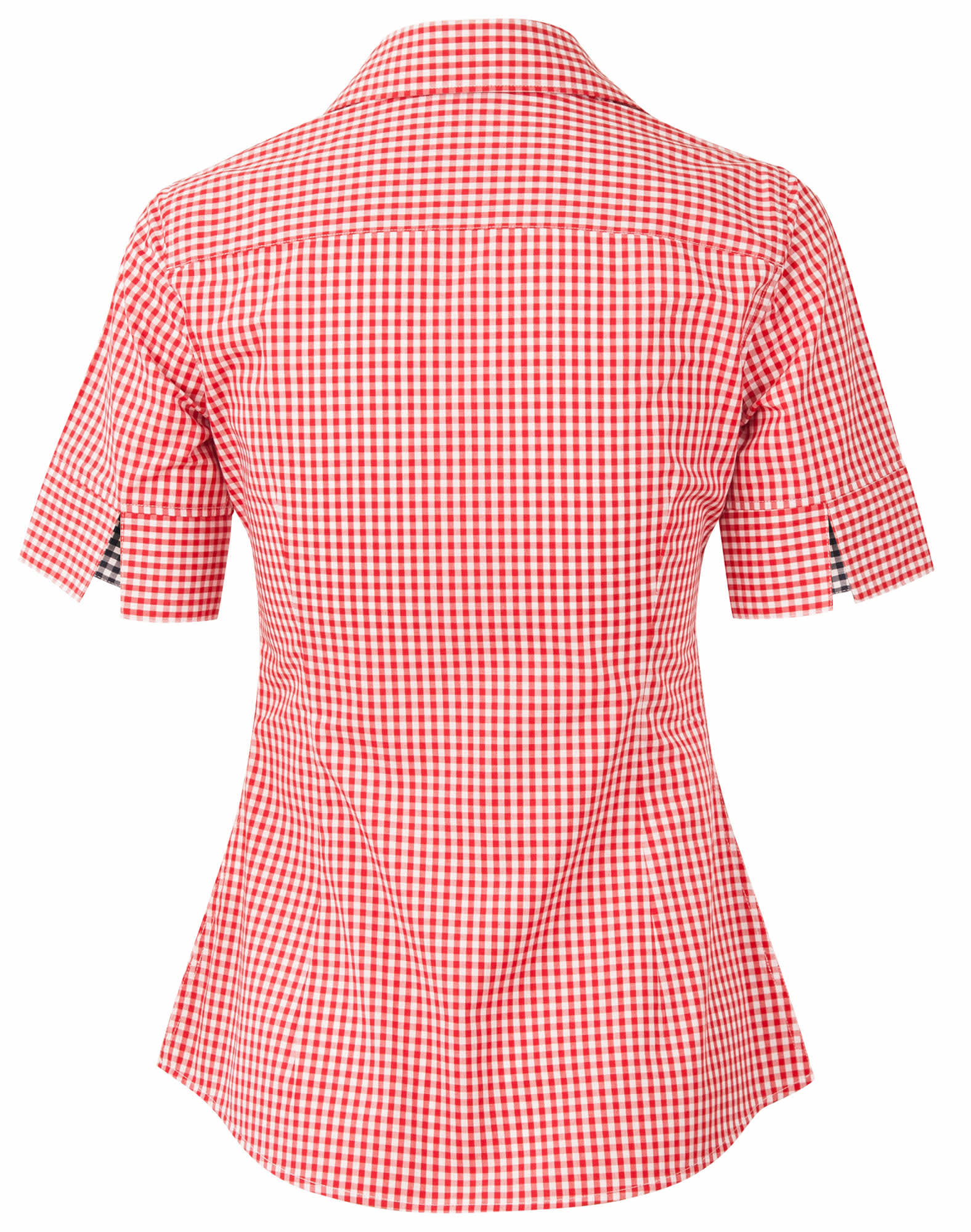 Women's Gingham Check S/S Shirt SH-M8330S