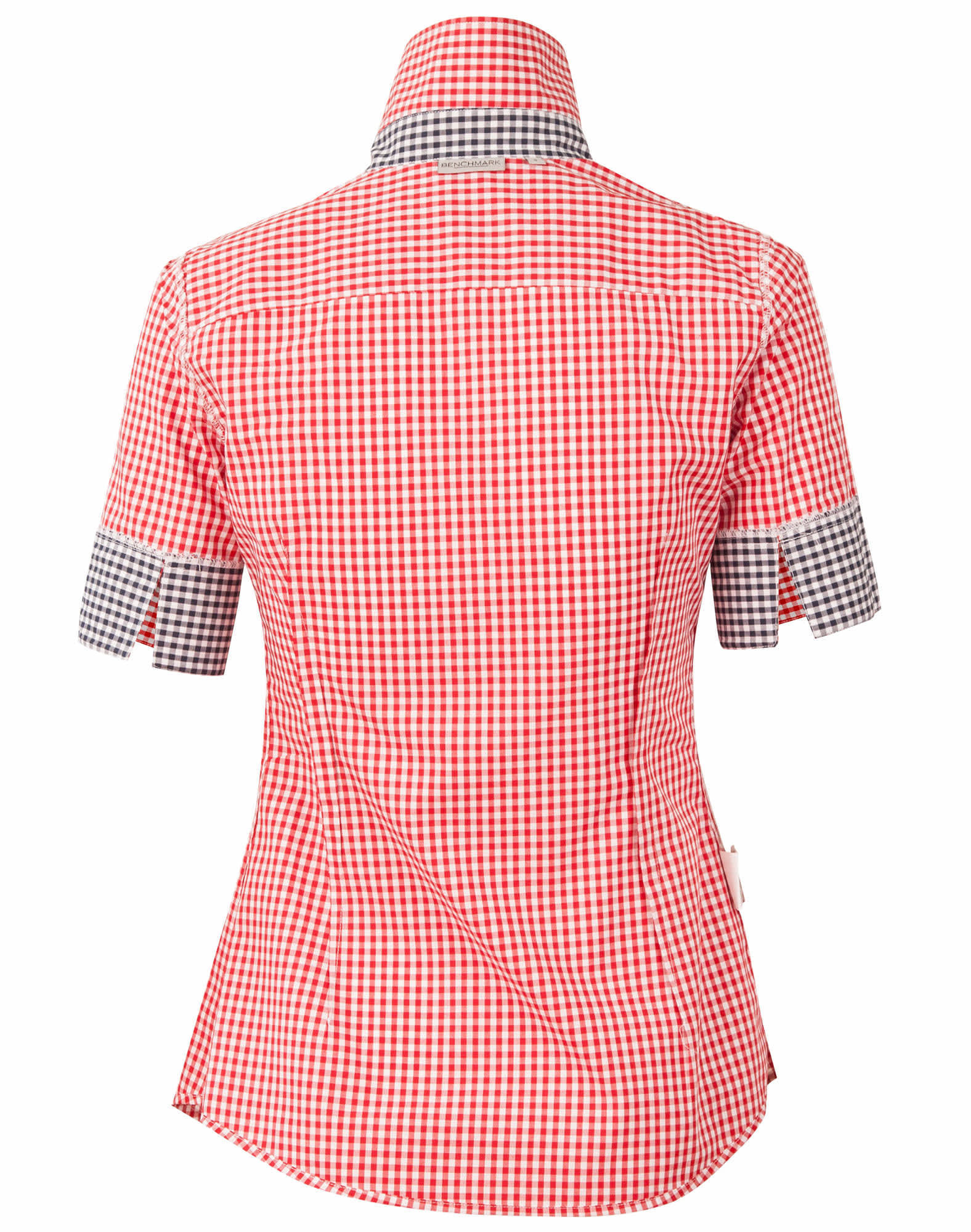 Women's Gingham Check S/S Shirt SH-M8330S