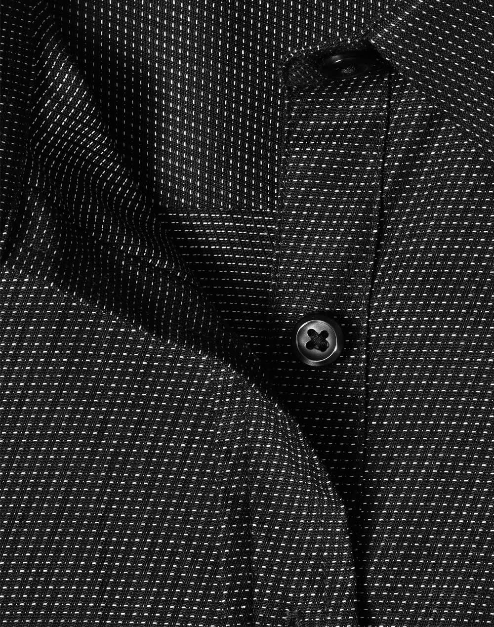 Ladies' Pin Dot Stretch L/S Shirt SH-M8400L