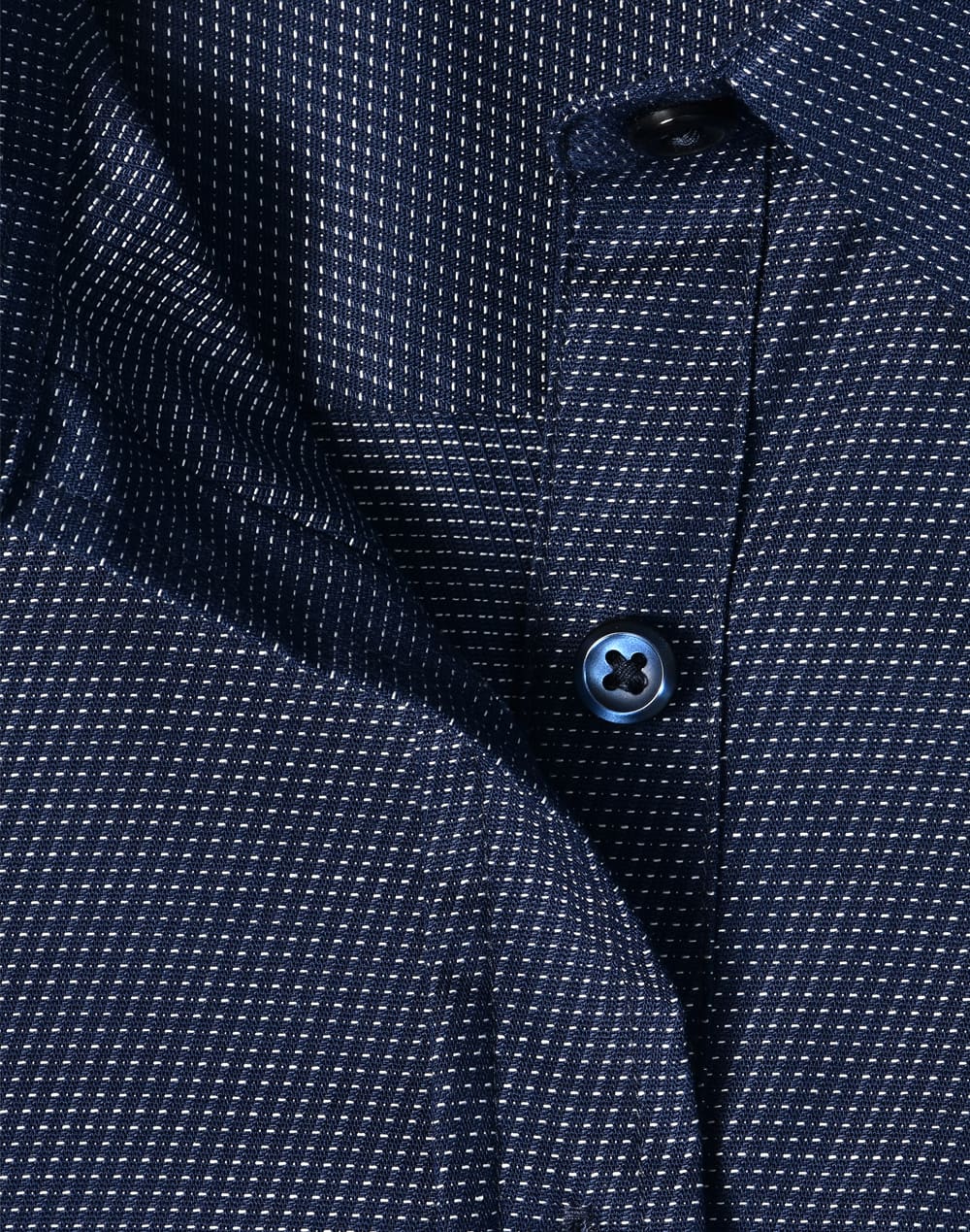 Ladies' Pin Dot Stretch L/S Shirt SH-M8400L